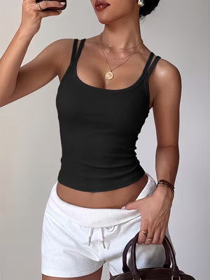 Women's Sculpt Fit Ribbed Tank | Versatile Sleeveless Top
