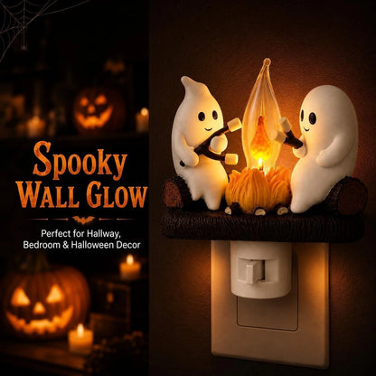 Ghost Campfire Halloween Plug-in Night Light