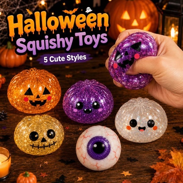 BooSquish™ Halloween Squishy Toys | Soft, Spooky & Squeezable