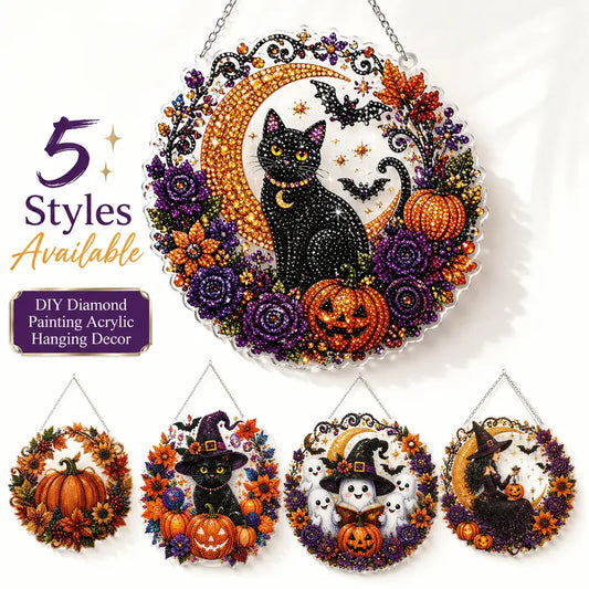 Halloween Diamond Suncatcher Kit – 18 Designs