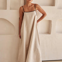 Women's Spaghetti Strap Maxi Dress | Elegant Wedding Guest Style