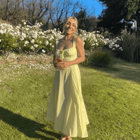 Women's Floral Strapless Summer Dress