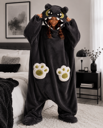 Dragon Onesie – Soft Plush Full-Body Costume