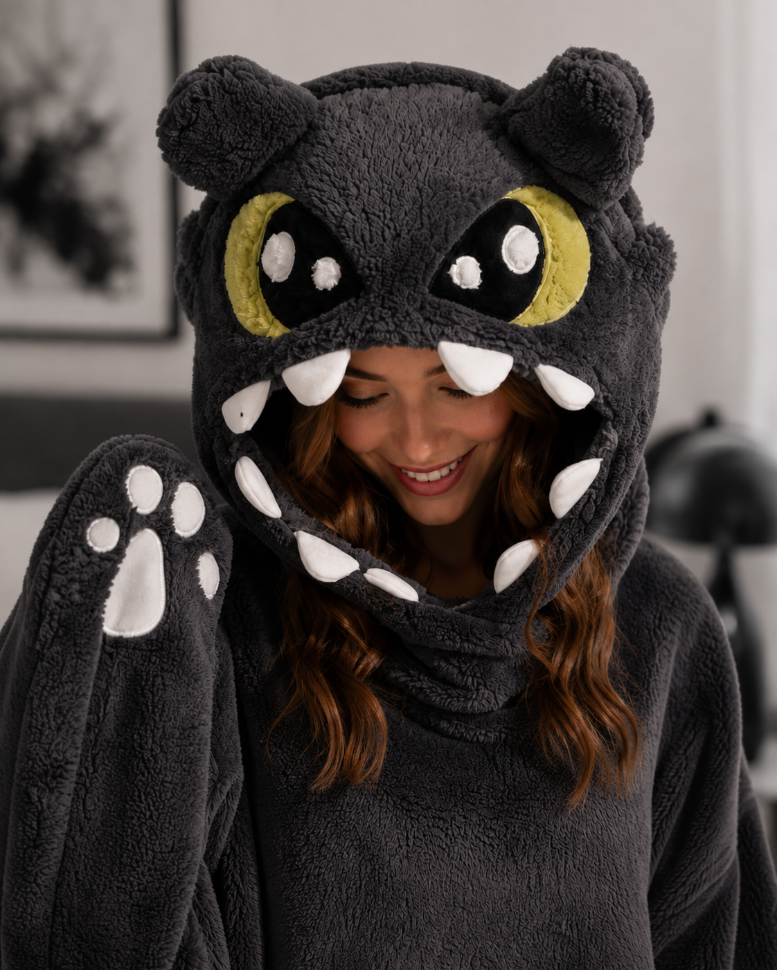 Dragon Onesie – Soft Plush Full-Body Costume