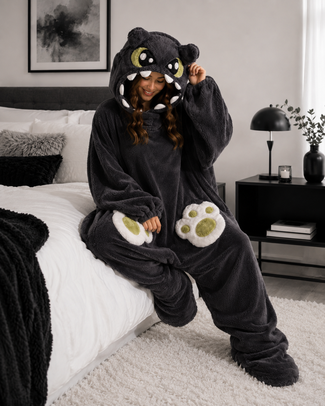 Dragon Onesie – Soft Plush Full-Body Costume