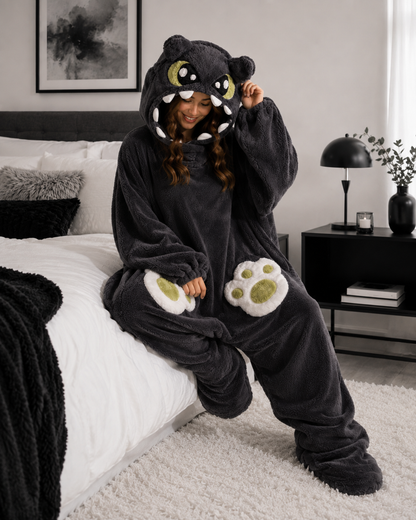 Dragon Onesie – Soft Plush Full-Body Costume