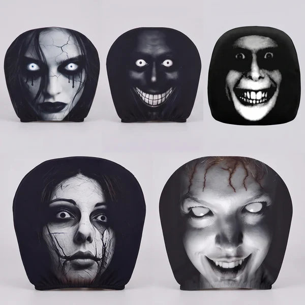 Horror Headrest Cover