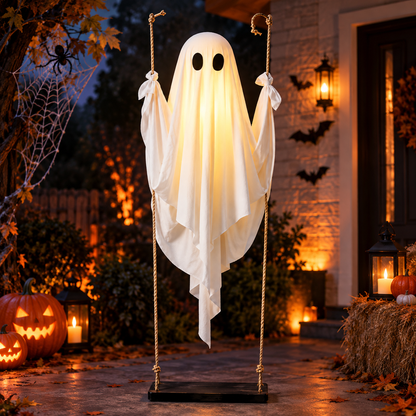 Boo & Bough™ Glowing Ghost Swing