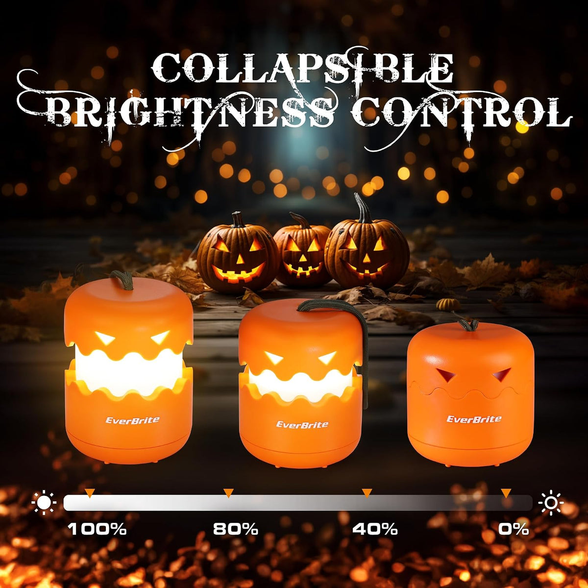 EverBrite Collapsible Pumpkin Lanterns