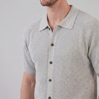 Men's Long Sleeve Button Polo Shirt | Smart Casual Classic Fit